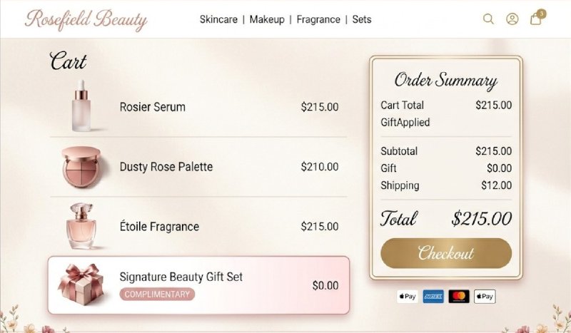 Free Gift with Purchase Example