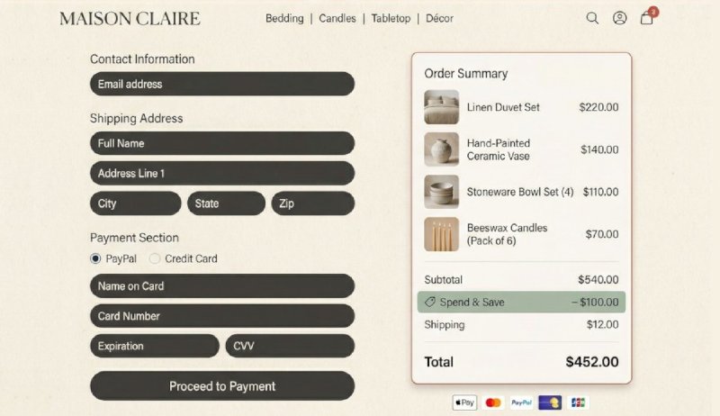 Spend Threshold Discount Example